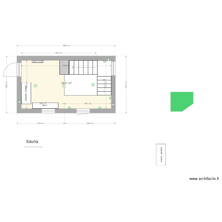 garagesanscloisonoct19. Plan de 0 pièce et 0 m2