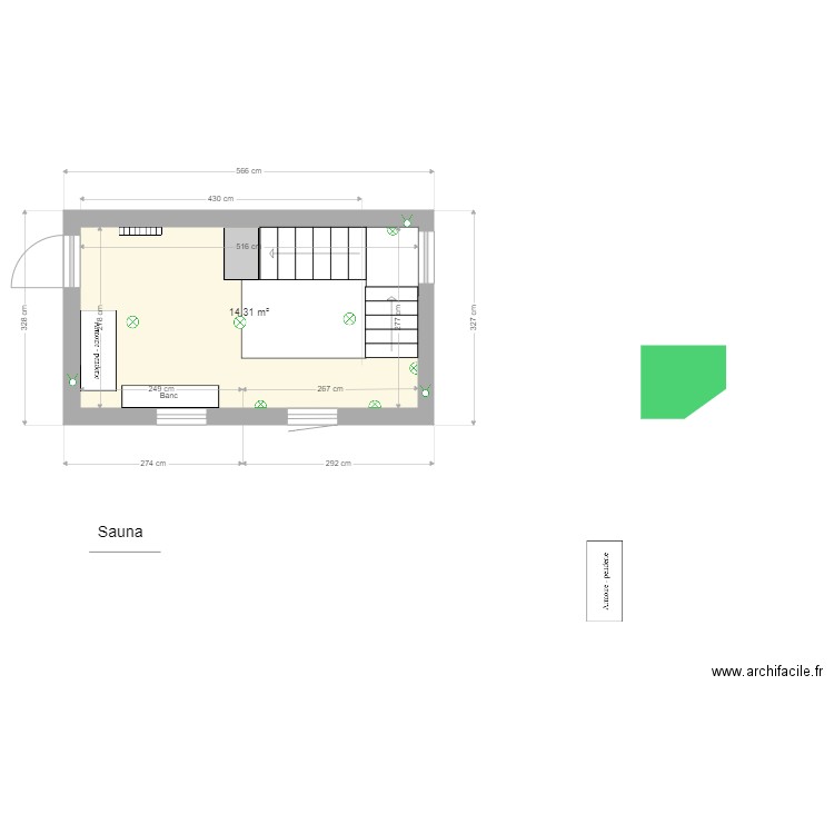 garagesanscloisonoct19. Plan de 0 pièce et 0 m2