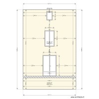 plan fa&ccedil;ade arri&egrave;re Fains V&eacute;el