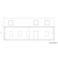 Facade sud JK 3 fenetres