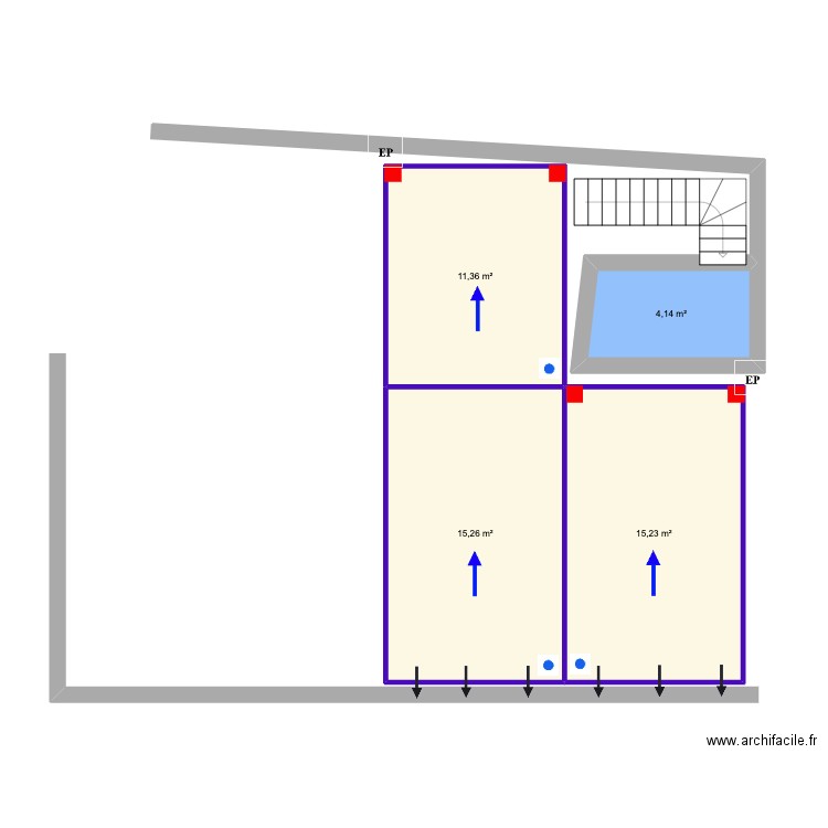 URBANHOTEL ALBUFEIRA. Plan de 4 pièces et 46 m2