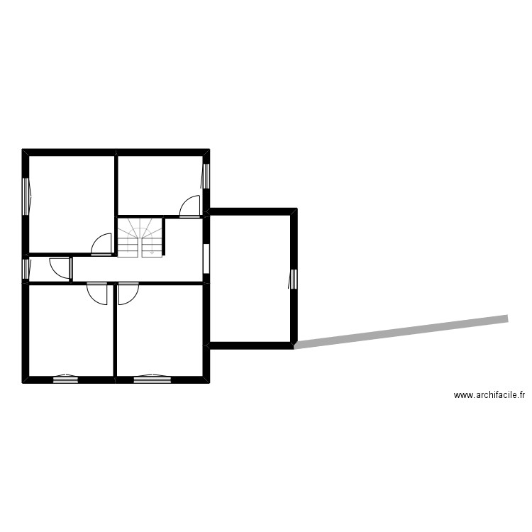 GUIGUET 2. Plan de 12 pièces et 163 m2