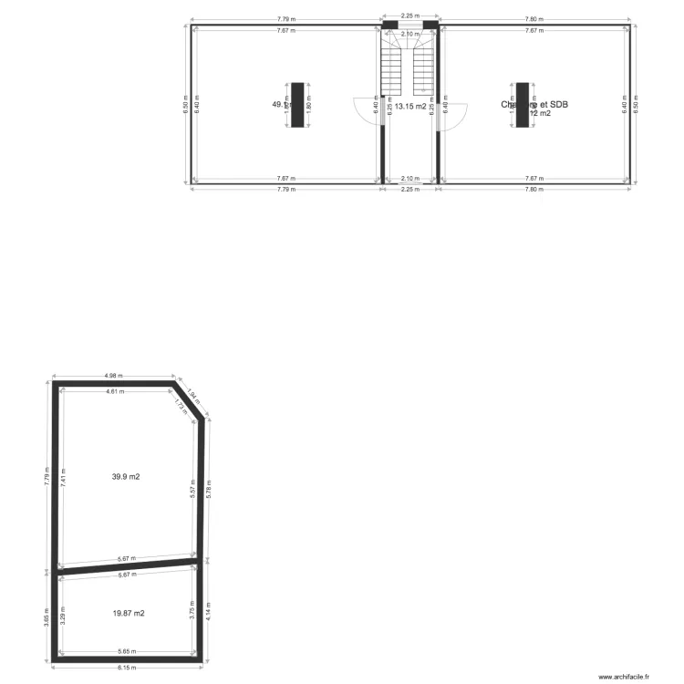 Osmanville Après extension ss ter. Plan de Osmanville Après extension ss ter. Plan de