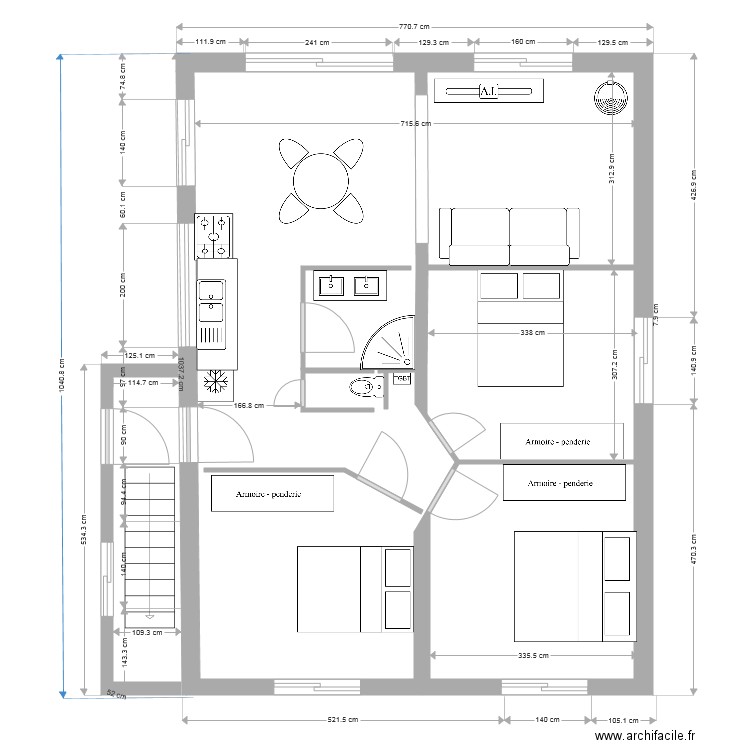 NEW 4 version rez de jardin coté. Plan de 0 pièce et 0 m2