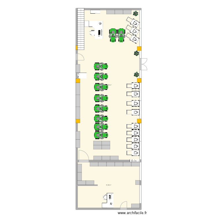 Rabeux Brassy. Plan de 2 pièces et 177 m2