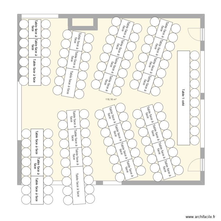 Salle Mariage V2. Plan de 0 pièce et 0 m2