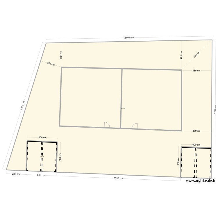 PLAN MAISON. Plan de 2 pièces et 671 m2