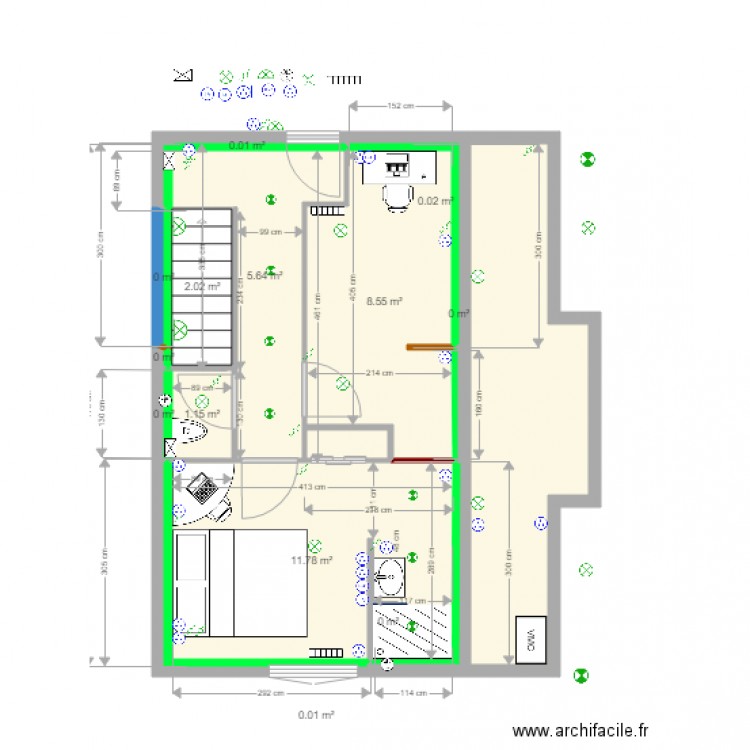 Maison etage futur v4 REV1 FINAL ELEC v2. Plan de 0 pièce et 0 m2