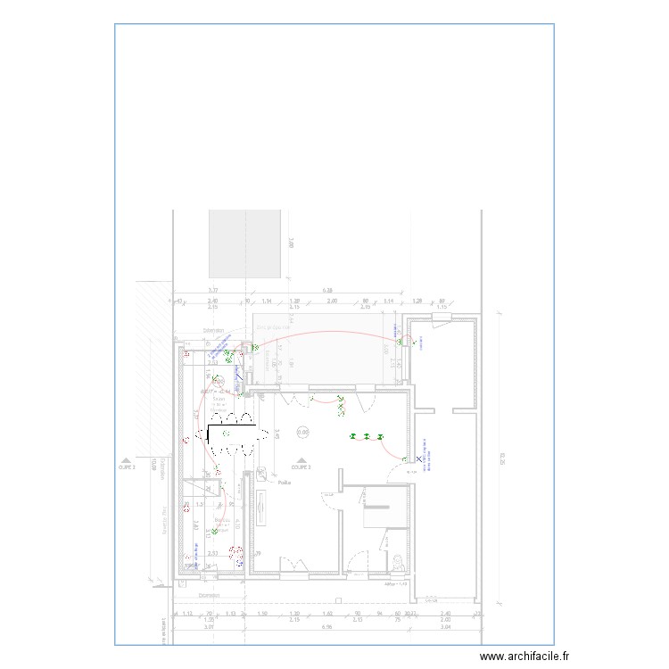 ozene. Plan de 0 pièce et 0 m2
