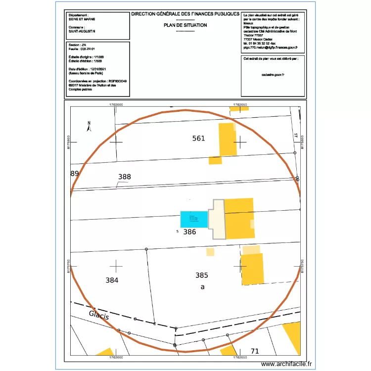 implantation. Plan de implantation. Plan de