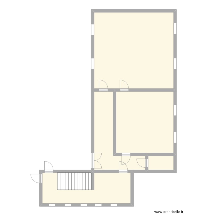 Escanaffles +1.2. Plan de 5 pièces et 123 m2