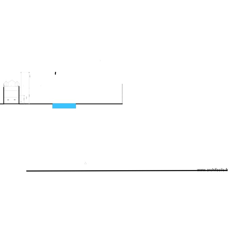 plan de coupe. Plan de 0 pièce et 0 m2