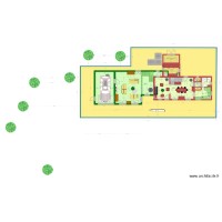 PLAN  SALON GARAGE RDC ET GRENIER ETAGE 4
