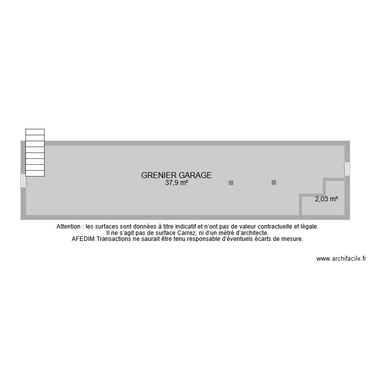 BI 7530 GRENIER GARAGE. Plan de 0 pièce et 0 m2
