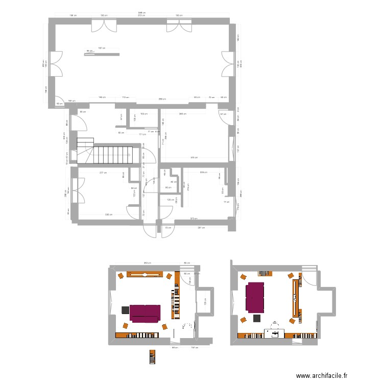 milieu. Plan de 0 pièce et 0 m2