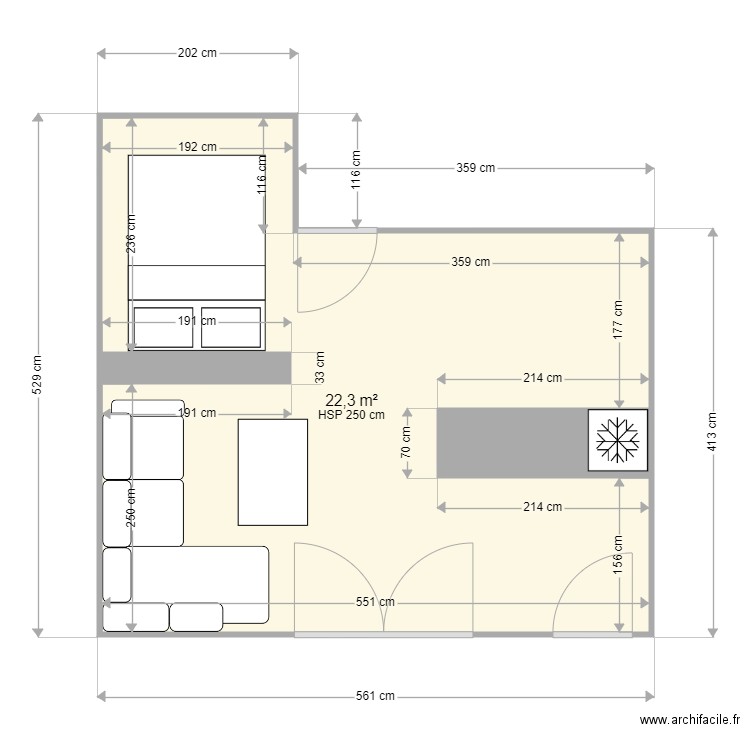 DEBBY. Plan de 0 pièce et 0 m2
