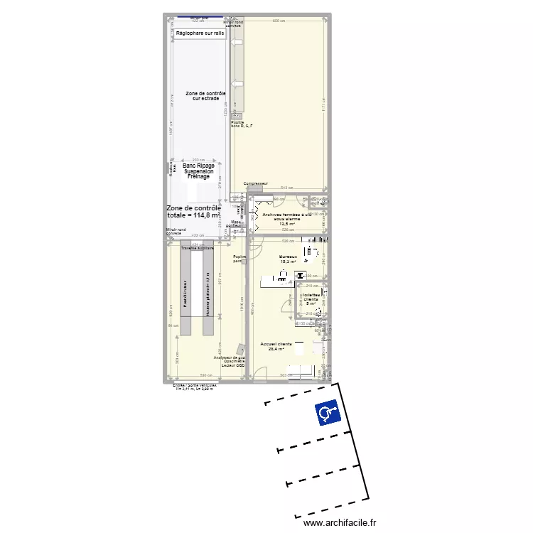 CCT VL Contr&ocirc;le Technique Solidaire SEYNOD. Plan de 
