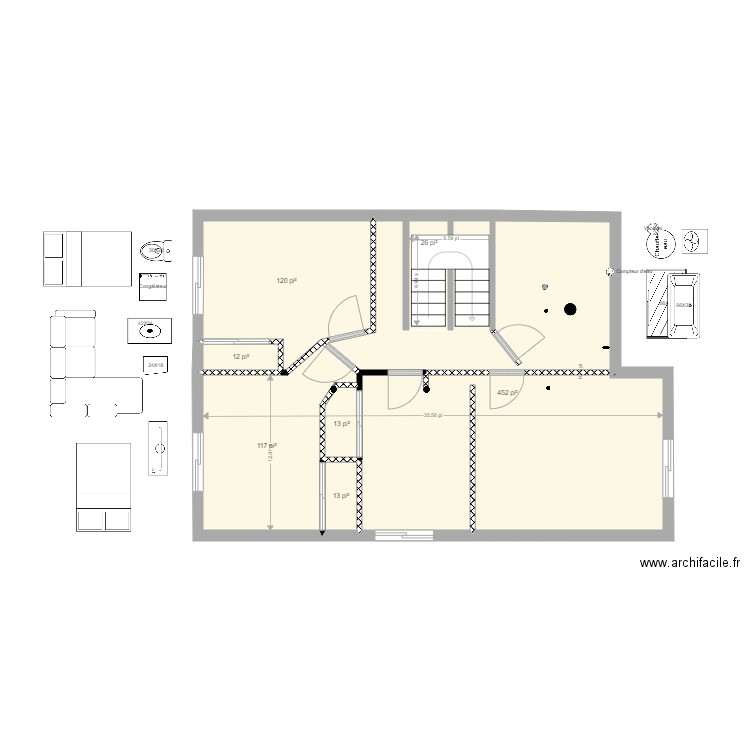 etag2 chablis2. Plan de 0 pièce et 0 m2