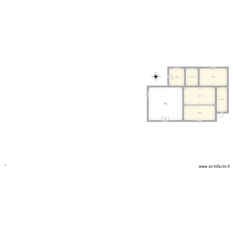 VIVENZI RENAUD 2. Plan de 14 pièces et 215 m2