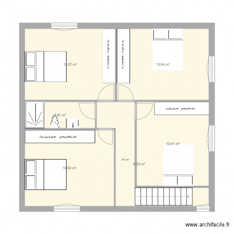 maison Kedge  1. Plan de 0 pièce et 0 m2