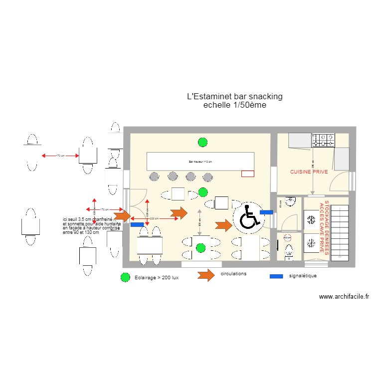 L ESTAMINET  SARL BADR. Plan de 0 pièce et 0 m2