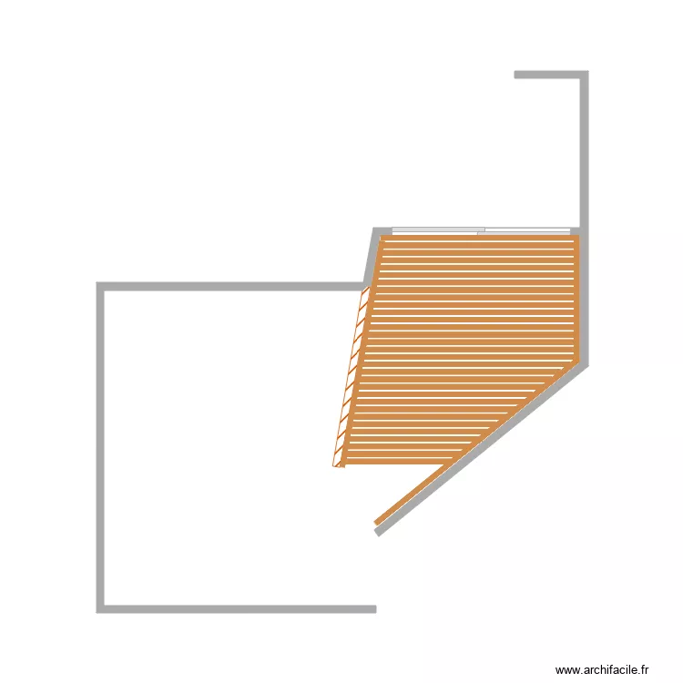 cap terrase. Plan de 