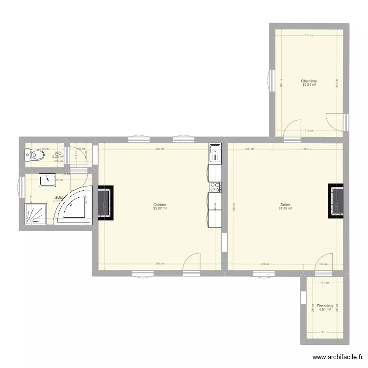 03007893 Theneuille. Plan de 