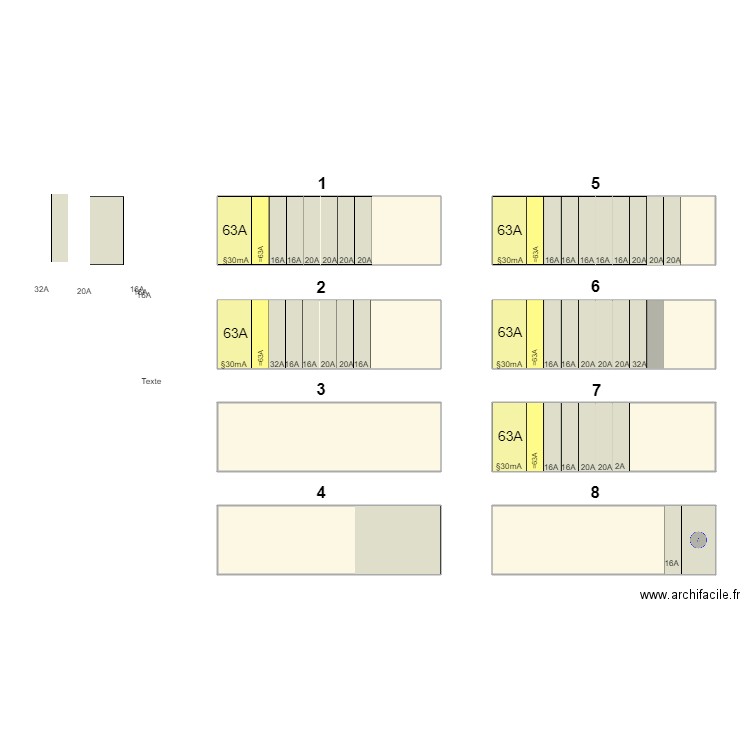 Tableau électrique 04. Plan de 0 pièce et 0 m2