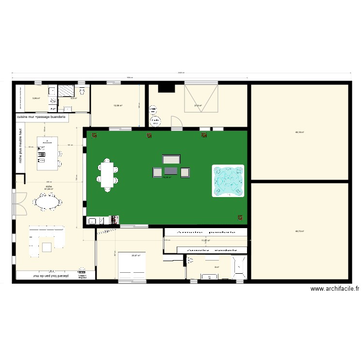 hacienda brezins  vide. Plan de 0 pièce et 0 m2