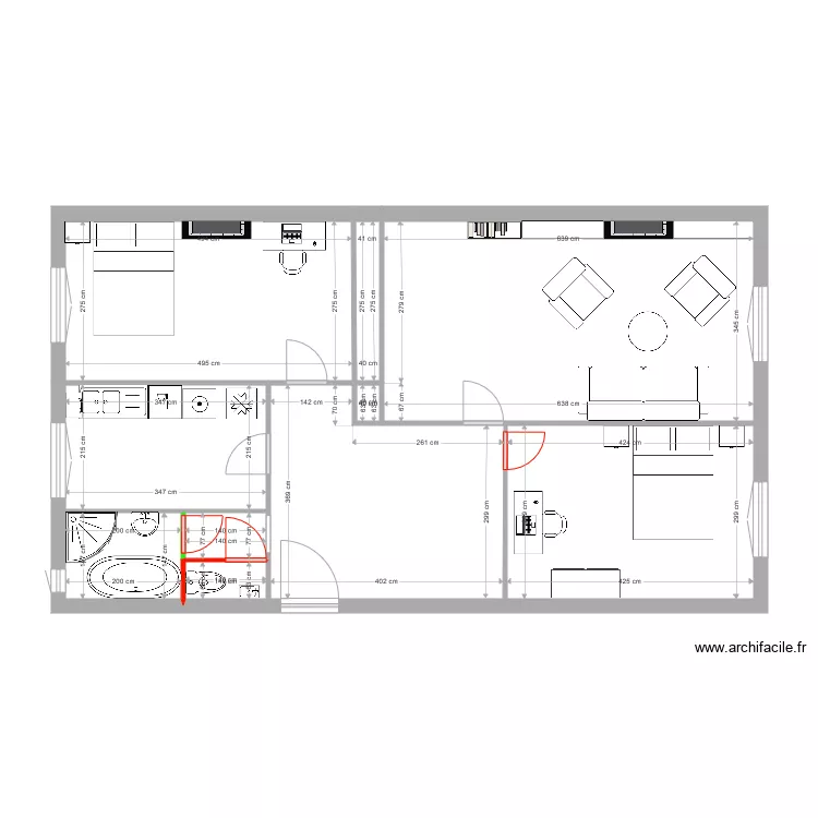 Appartement ies S1. Plan de Appartement ies S1. Plan de
