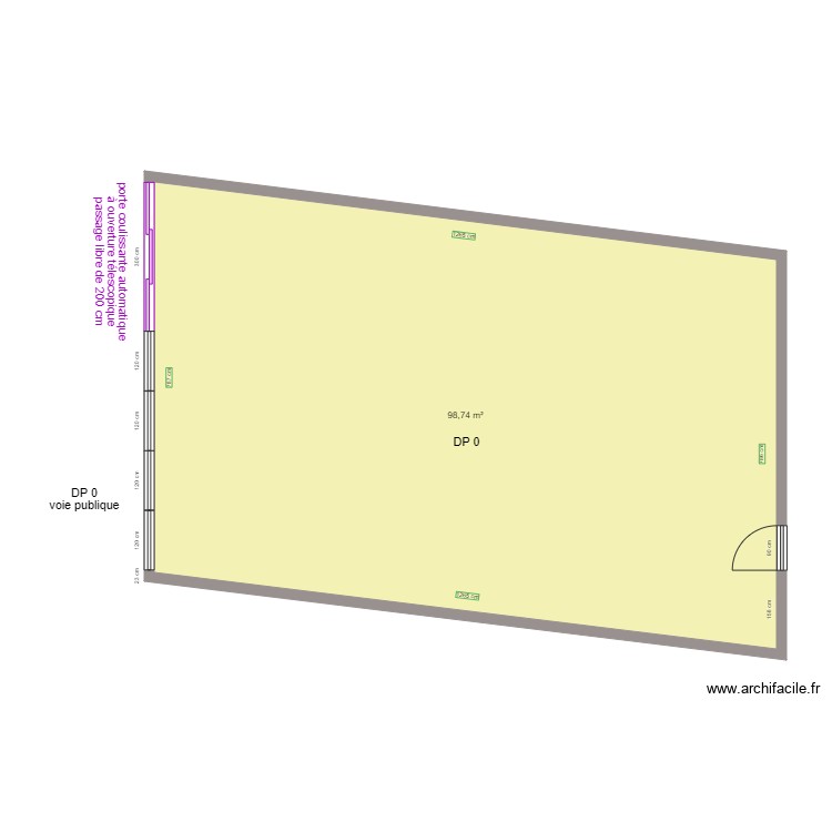 POKA LOHA AVANT TRAVAUX. Plan de 0 pièce et 0 m2
