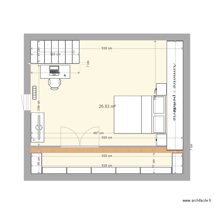 etage. Plan de 0 pièce et 0 m2