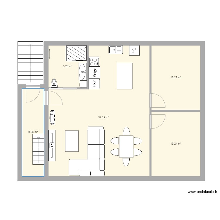 PROJET DASLE 3. Plan de 0 pièce et 0 m2