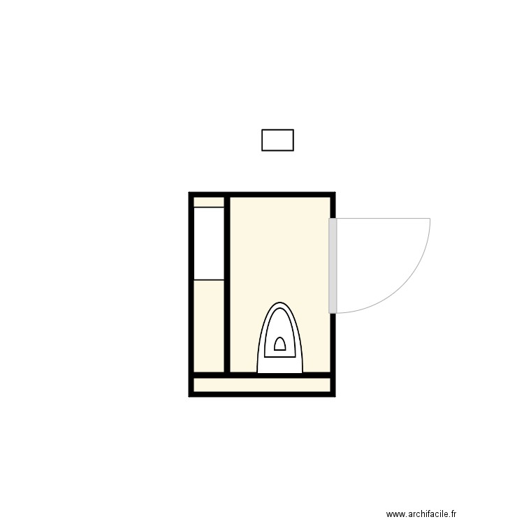 WC sous sol. Plan de 0 pièce et 0 m2