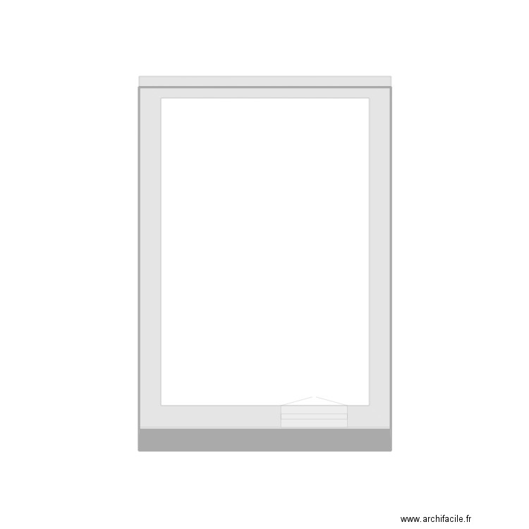 facade est. Plan de 0 pièce et 0 m2