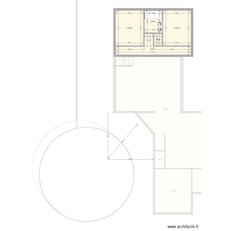 Sylvie V01. Plan de 17 pièces et 212 m2