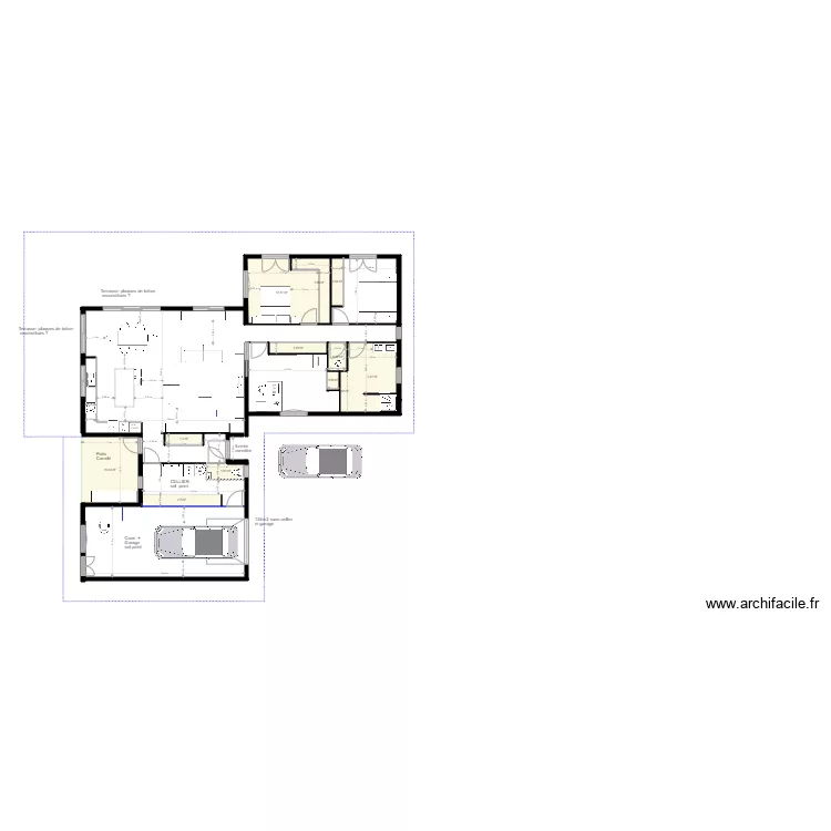 MAISON  1 bis MAI. Plan de 