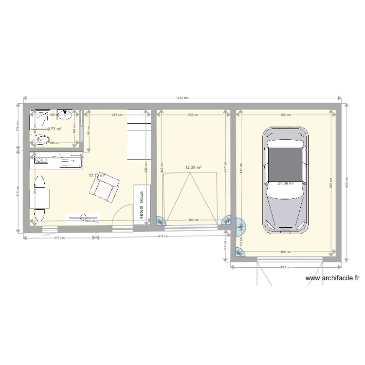 studio . Plan de studio . Plan de