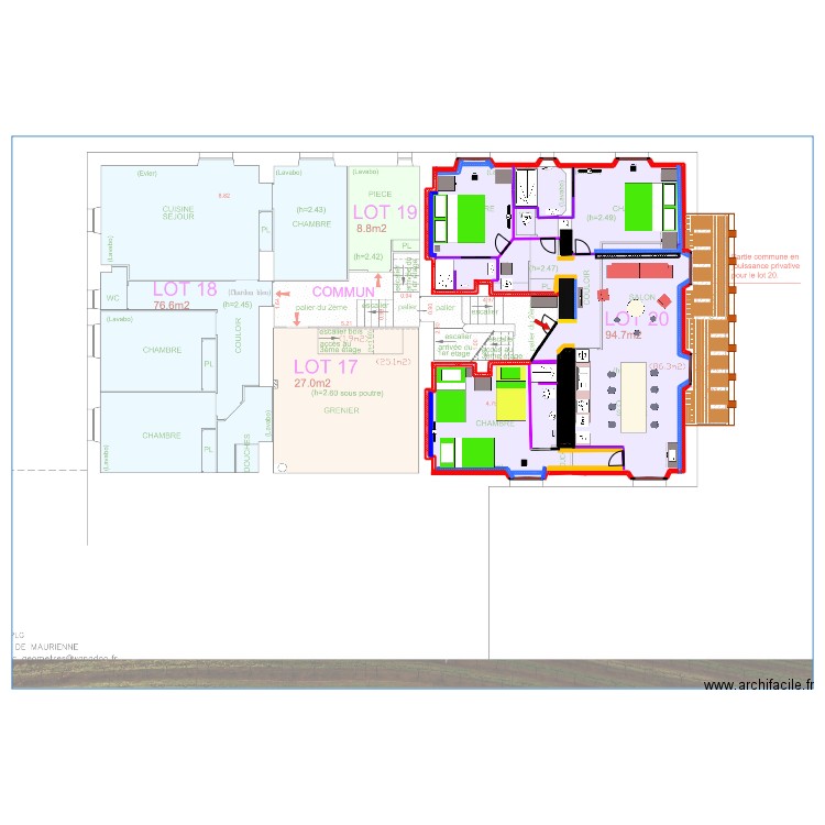 MYOSOTIS. Plan de 0 pièce et 0 m2