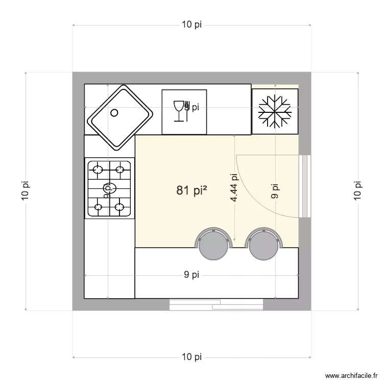 KitchenCabin. Plan de KitchenCabin. Plan de