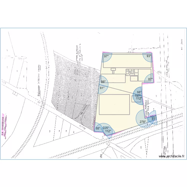 AFTRAL Ternay Esquisse fonctionnelle. Plan de 