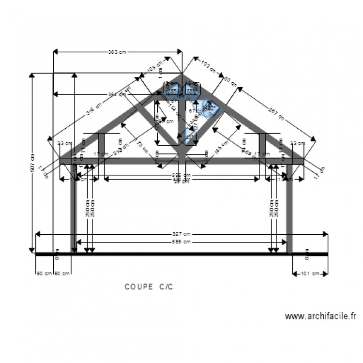 C C C. Plan de 0 pièce et 0 m2