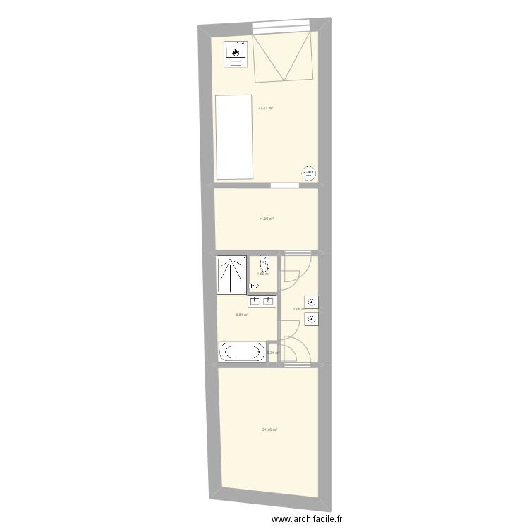 maison Math. Plan de 12 pièces et 157 m2