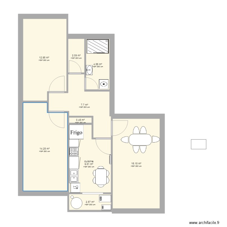 maison. Plan de 0 pièce et 0 m2