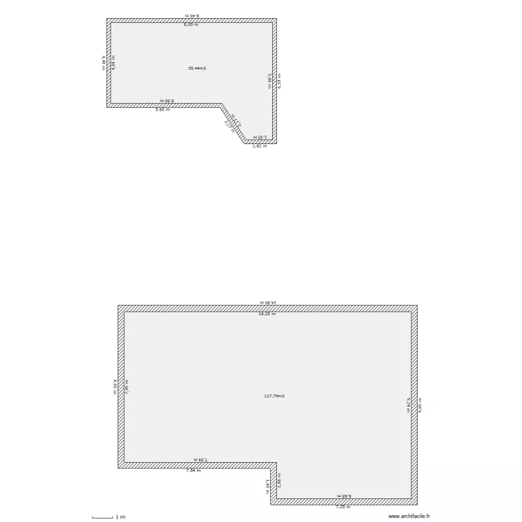piscine. Plan de 