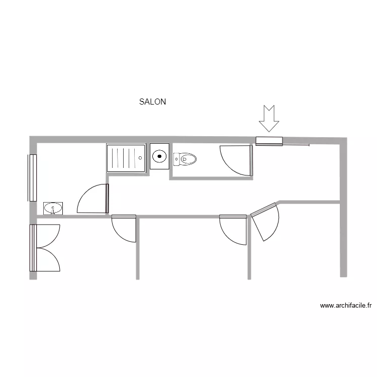 Sanitaire Jacques Sans Cotation. Plan de 