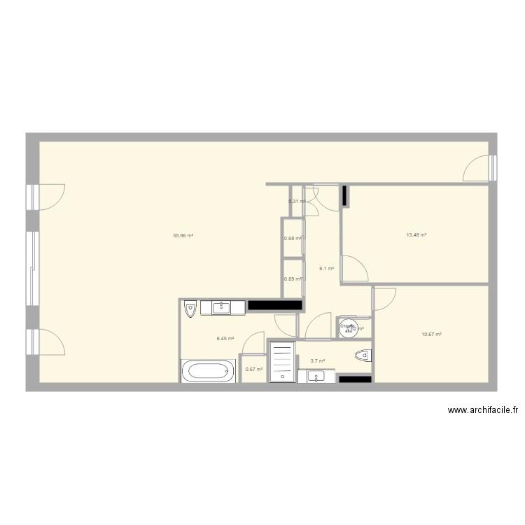 La Rochelle remodel 1. Plan de 0 pièce et 0 m2