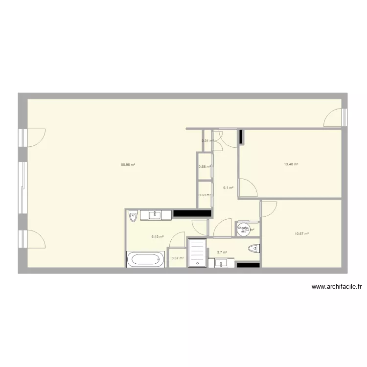 La Rochelle remodel 1. Plan de 