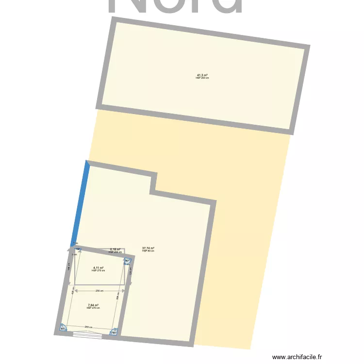 Plan refonte garage. Plan de 