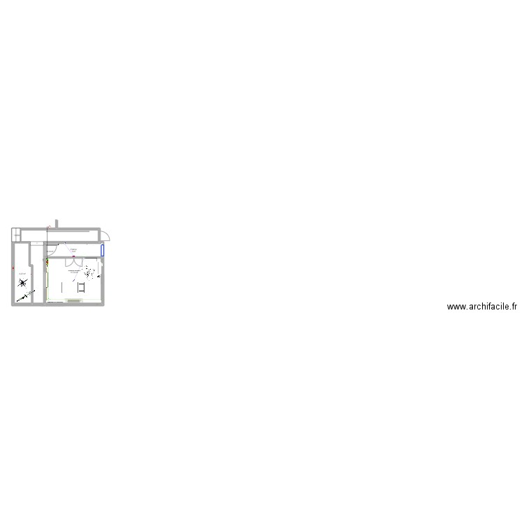 Arquenne cuisine 2. Plan de 5 pièces et 42 m2